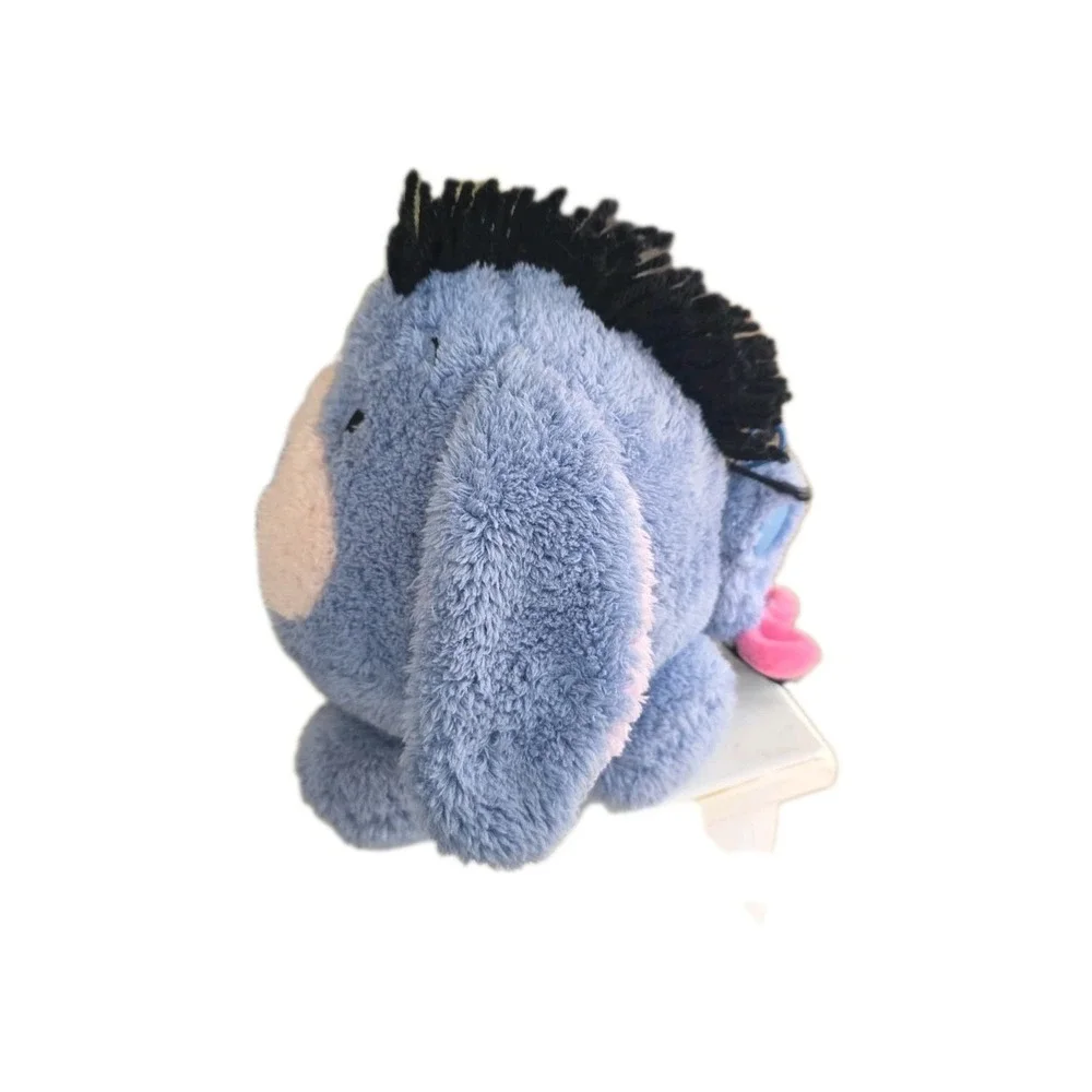 Disney Parks Round Eeyore Plush w/Detachable Tail Blue 7" Soft Cuddly - Picture 2 of 6
